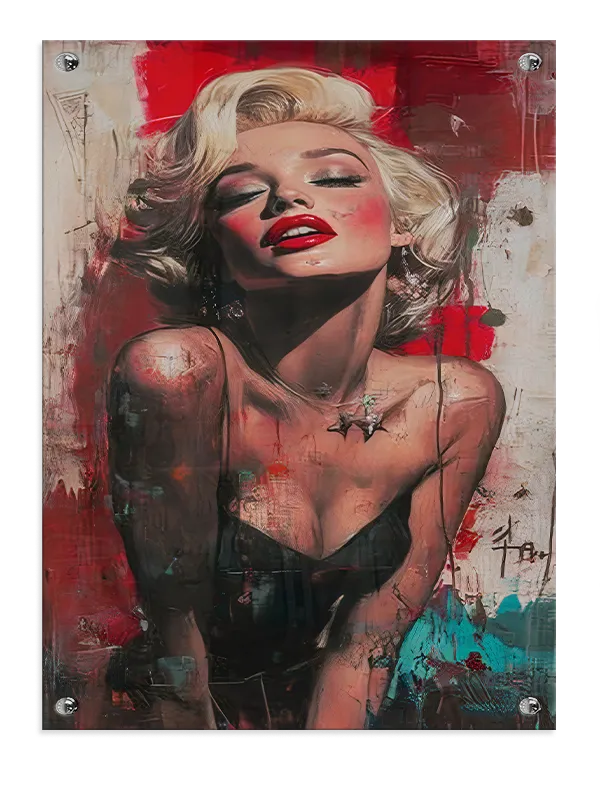 Klassisk Blond Ikon Portræt