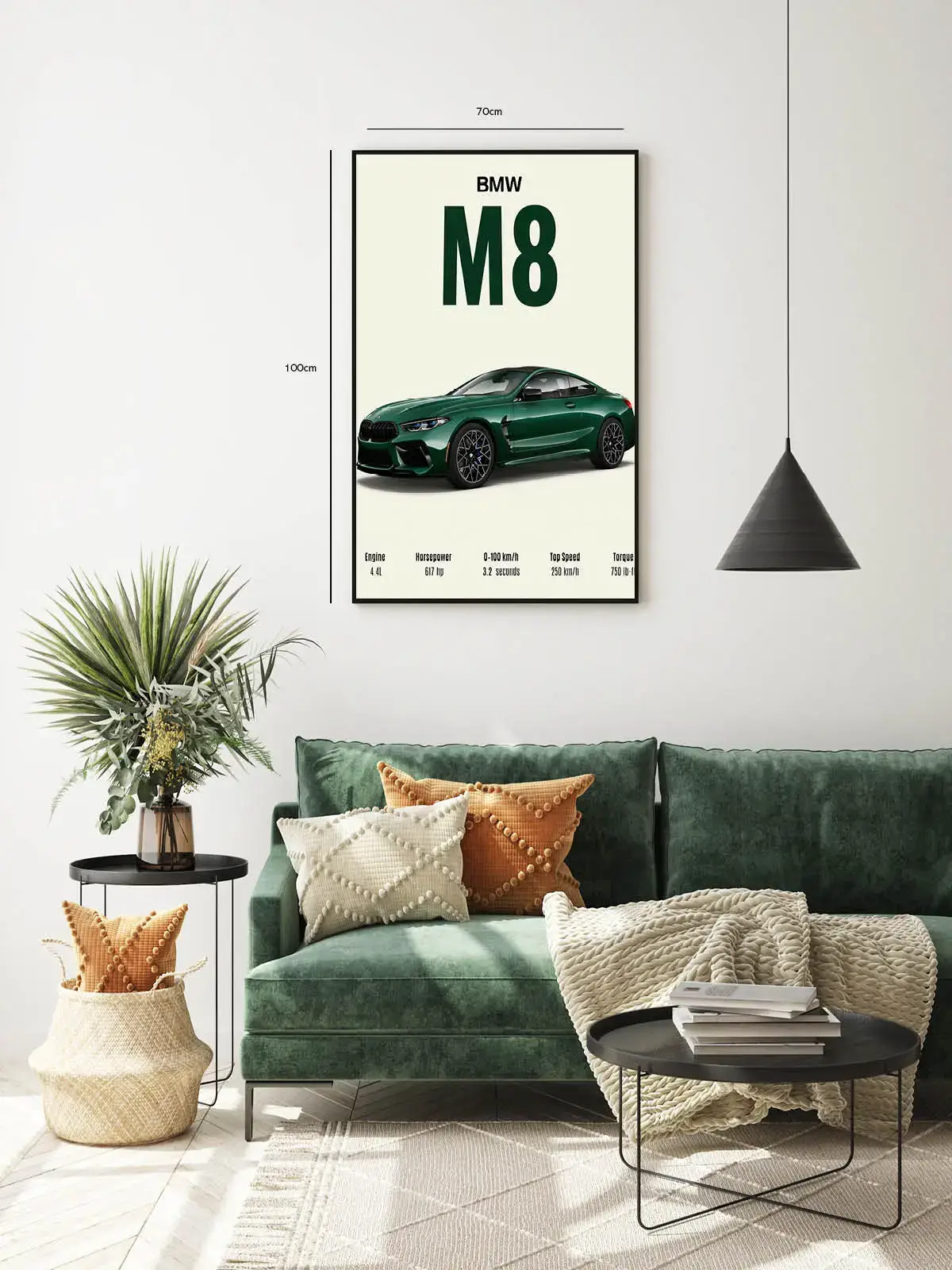 Bmw M8 Performance Plakat