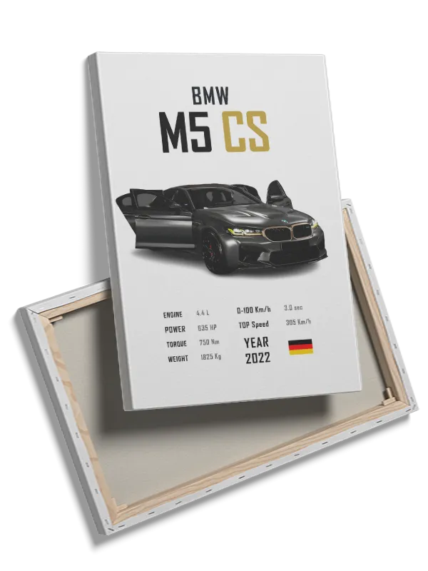 Bmw M5 Cs Plakat