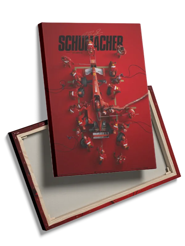Schumacher Formel 1 Plakat