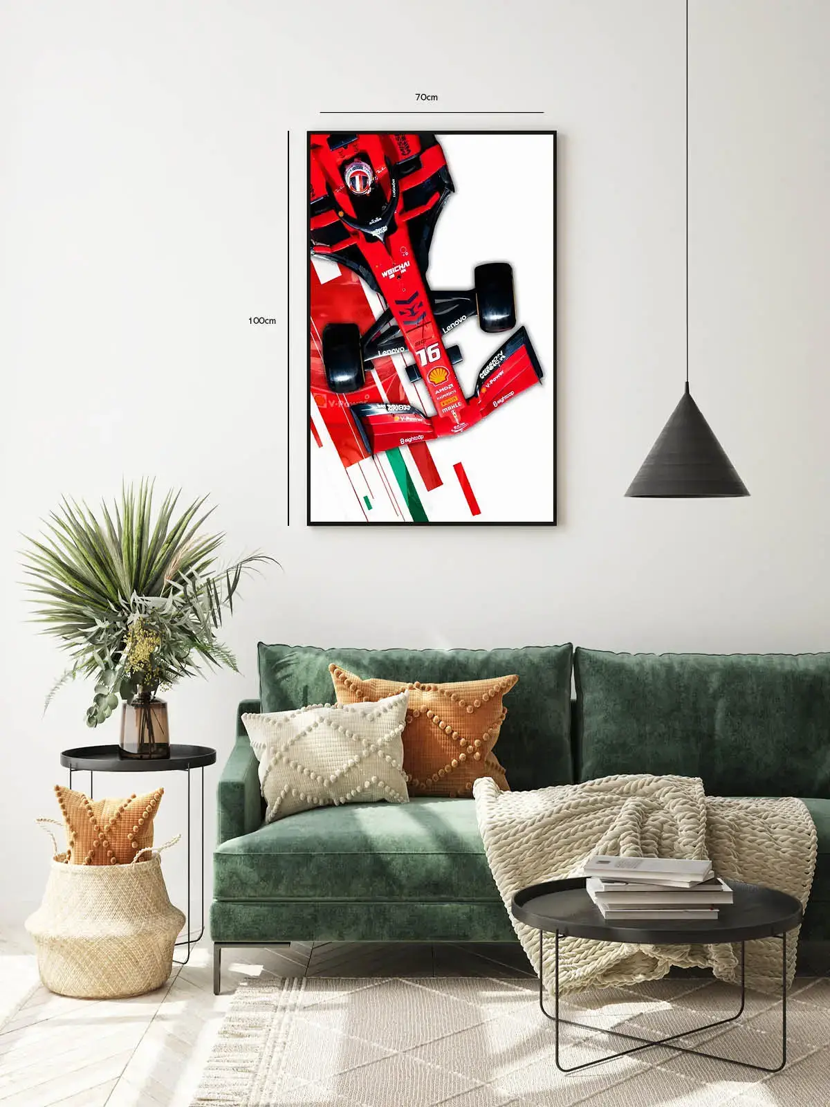 Rød Formel 1 Racer