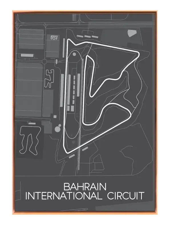 Formula 1 Bahrain Baneplakat