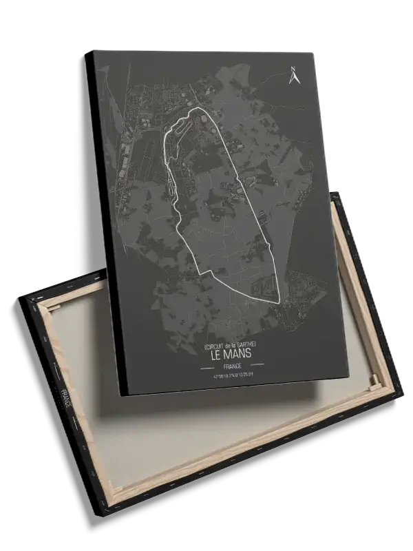 Le Mans Circuit Plakat
