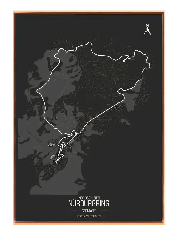 Nürburgring Nordschleife Plakat
