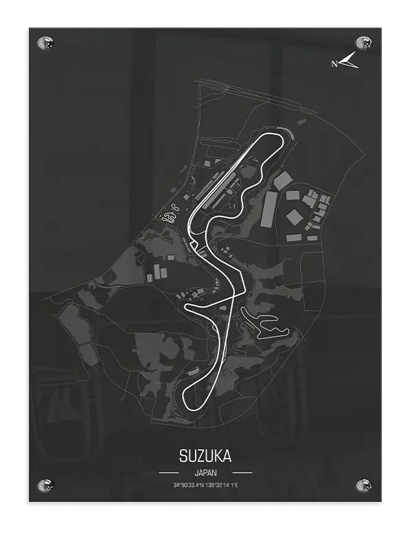 Suzuka Circuit Design Plakat