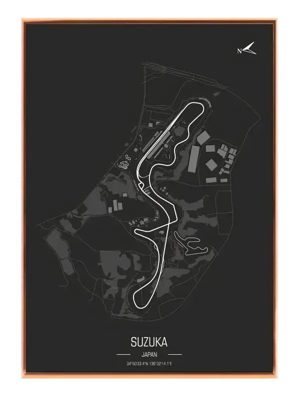 Suzuka Circuit Design Plakat