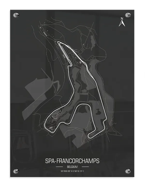 Spa-francorchamps Design Plakat