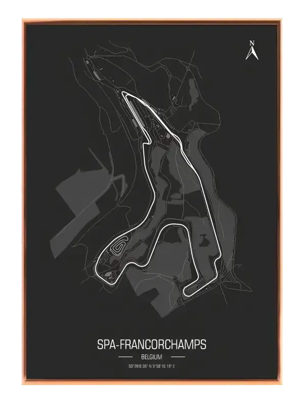Spa-francorchamps Design Plakat