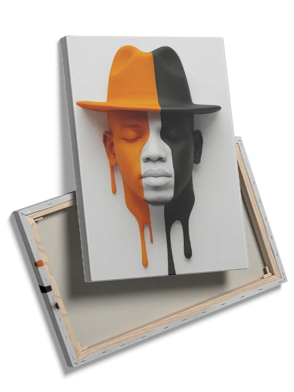 Dripping Duality Face Plakat
