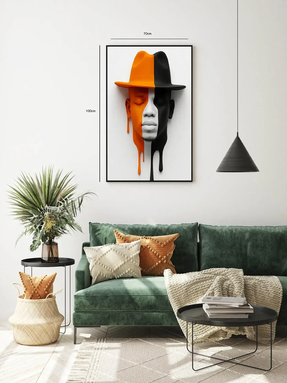 Dripping Duality Face Plakat