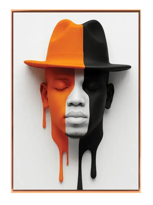 Dripping Duality Face Plakat