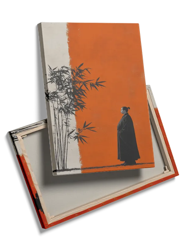 Silent Bamboo Contemplation Plakat