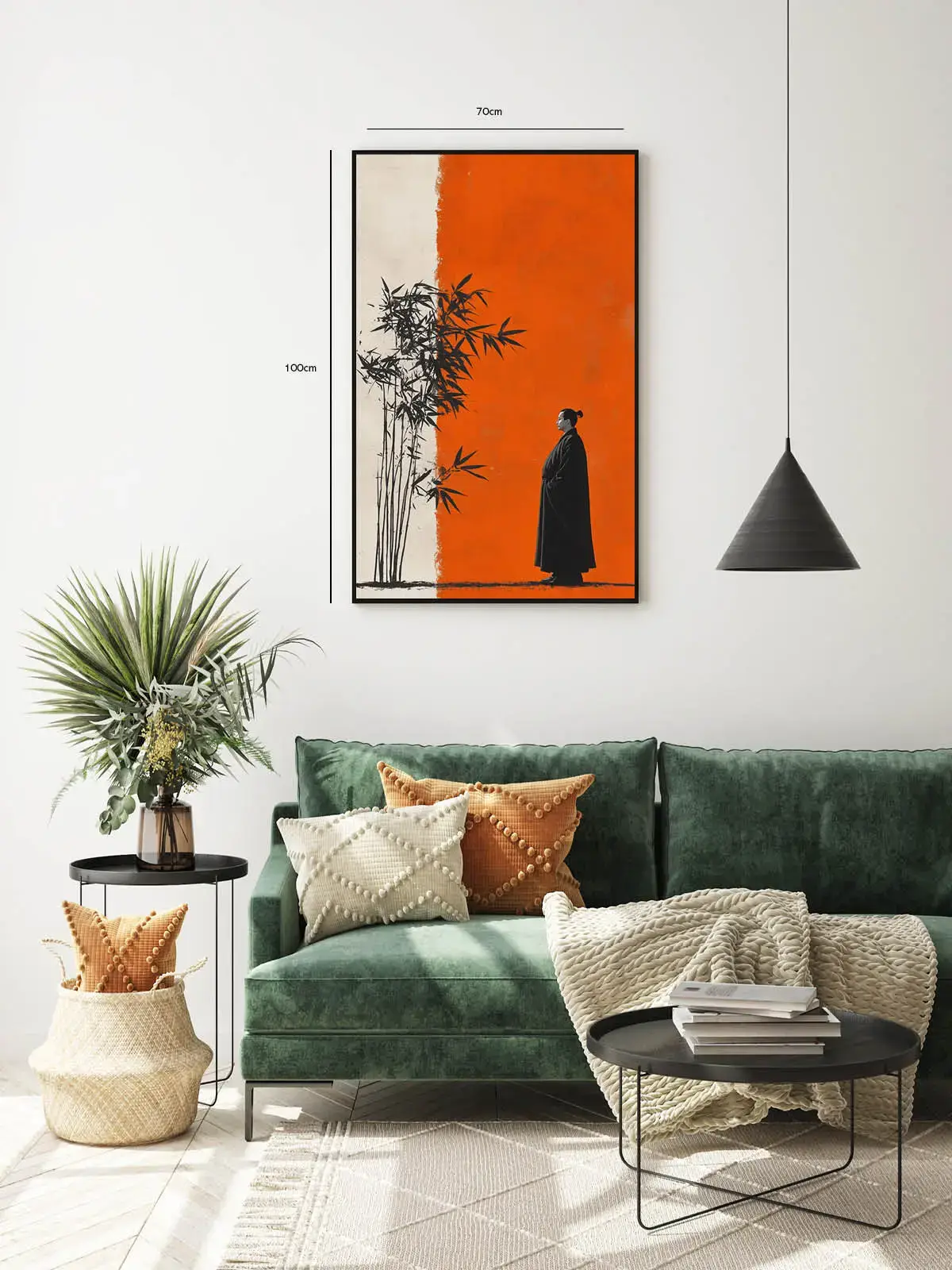Silent Bamboo Contemplation Plakat