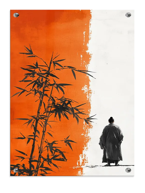 Bamboo Silhouette Journey Plakat