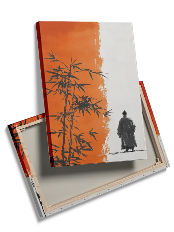 Bamboo Silhouette Journey Plakat