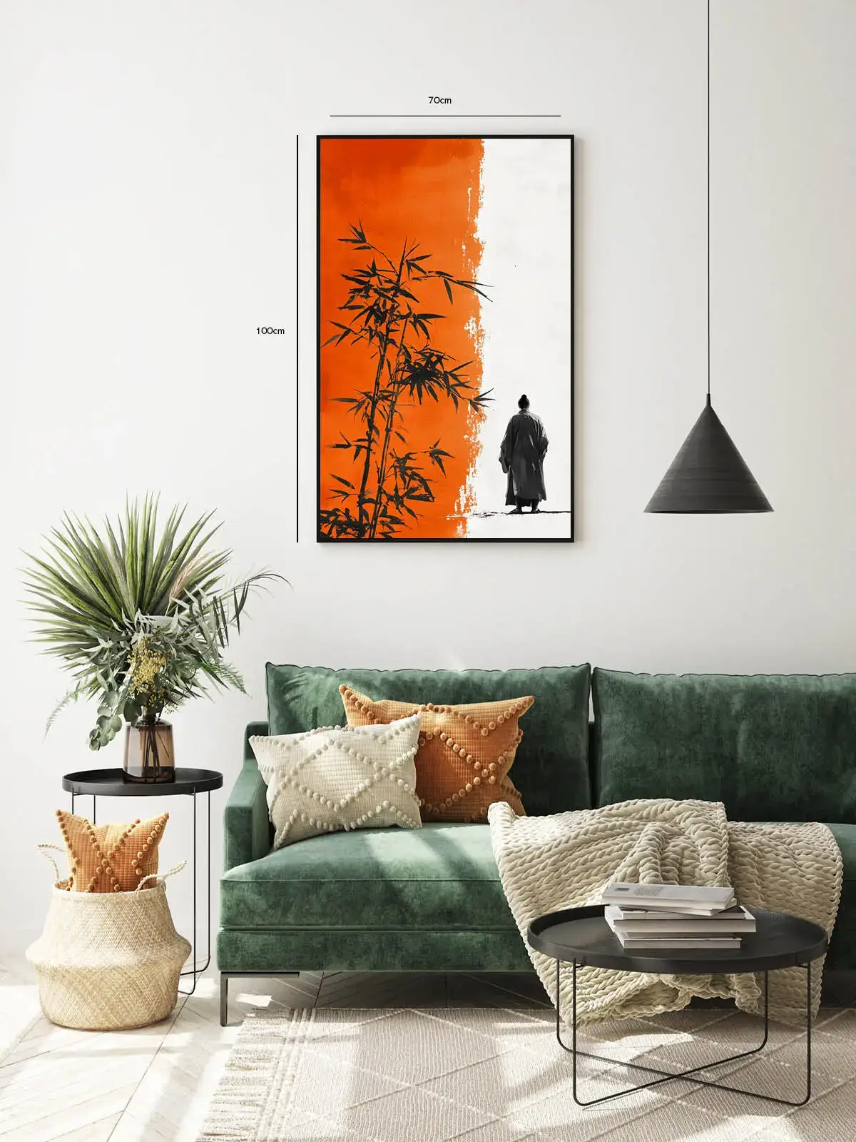 Bamboo Silhouette Journey Plakat