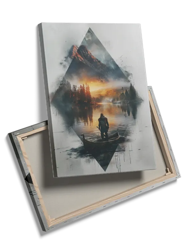 Twilight Fjord Voyage Plakat