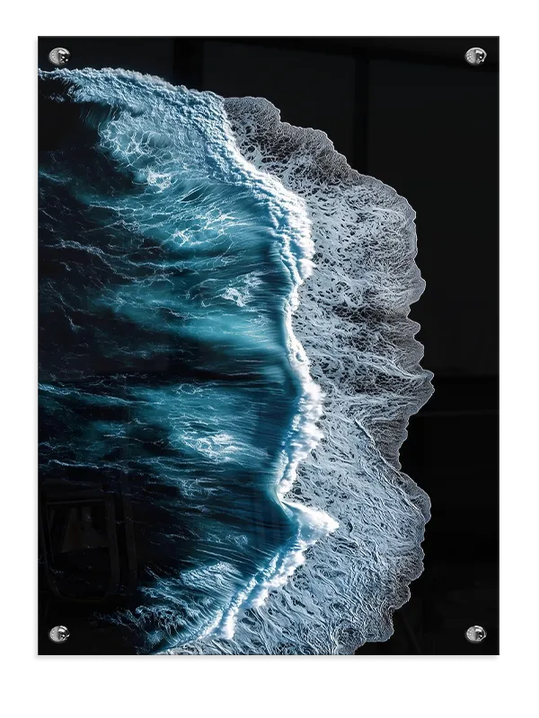 Bølgekrone i Detaljer Plakat