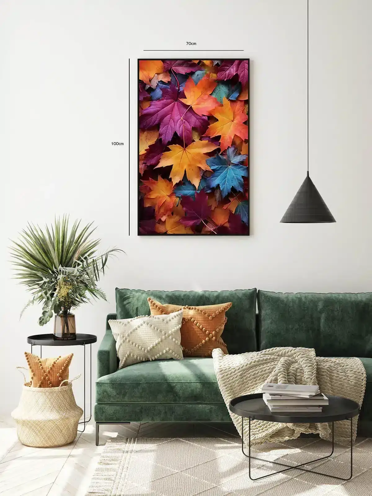 Farverige Efterårsblade Plakat