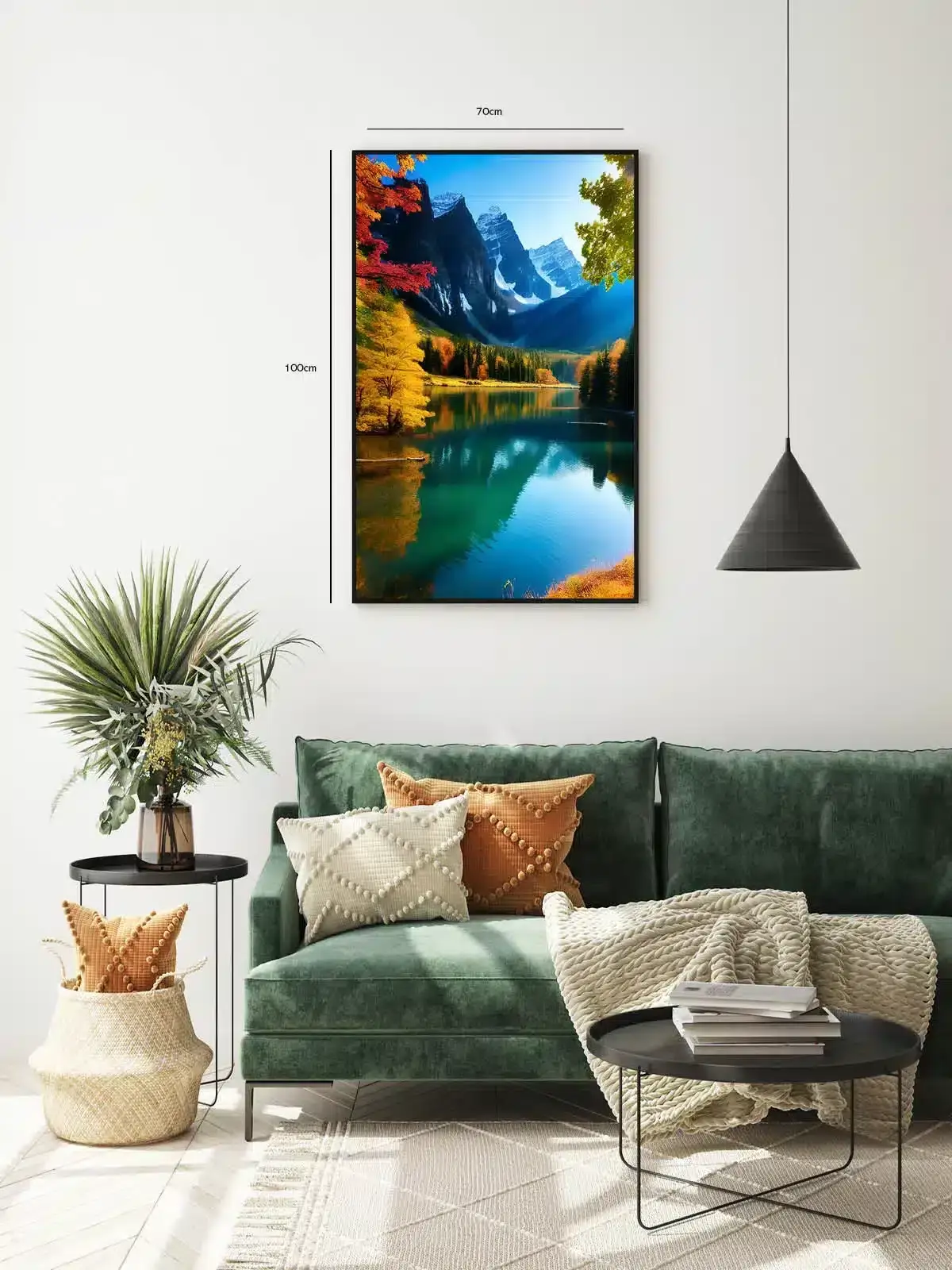 Efterår ved Bjergsø Plakat