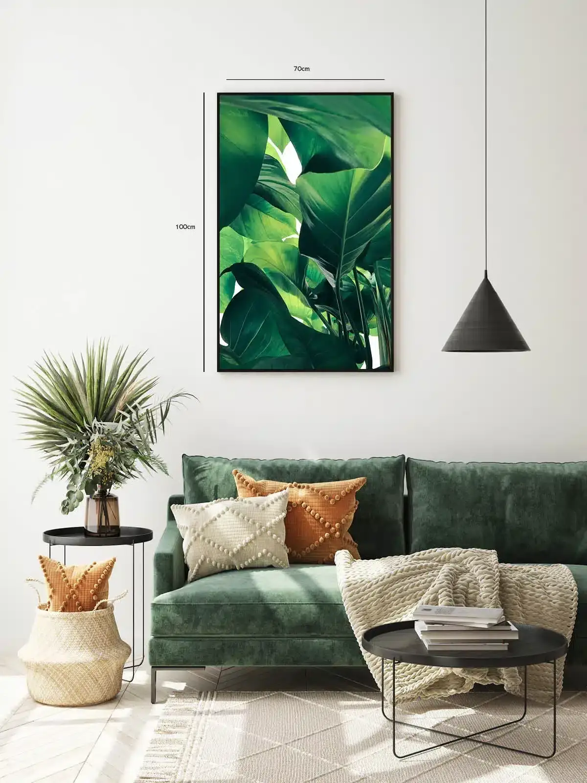 Tropiske Blade Detaljer Plakat