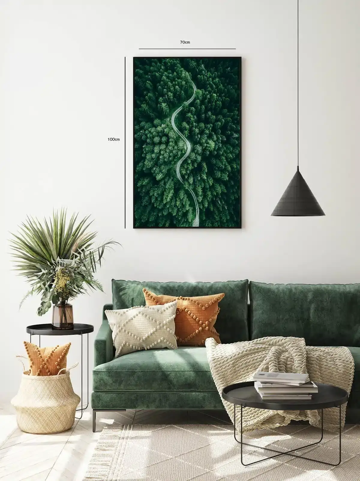 Slingrende Skovsti Plakat