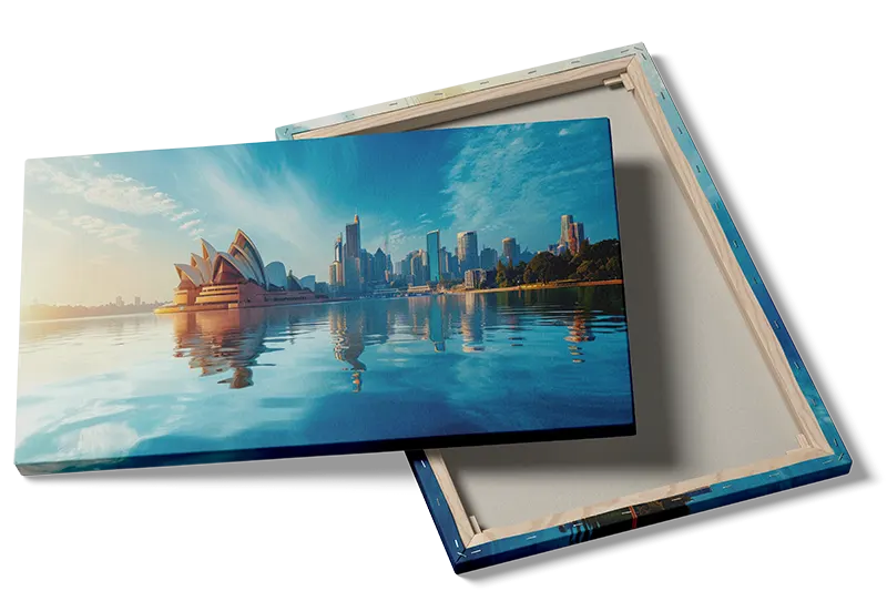 Spejlblank Sydney Havnefront Plakat