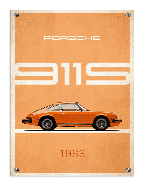 Porsche 911s Elegance Plakat
