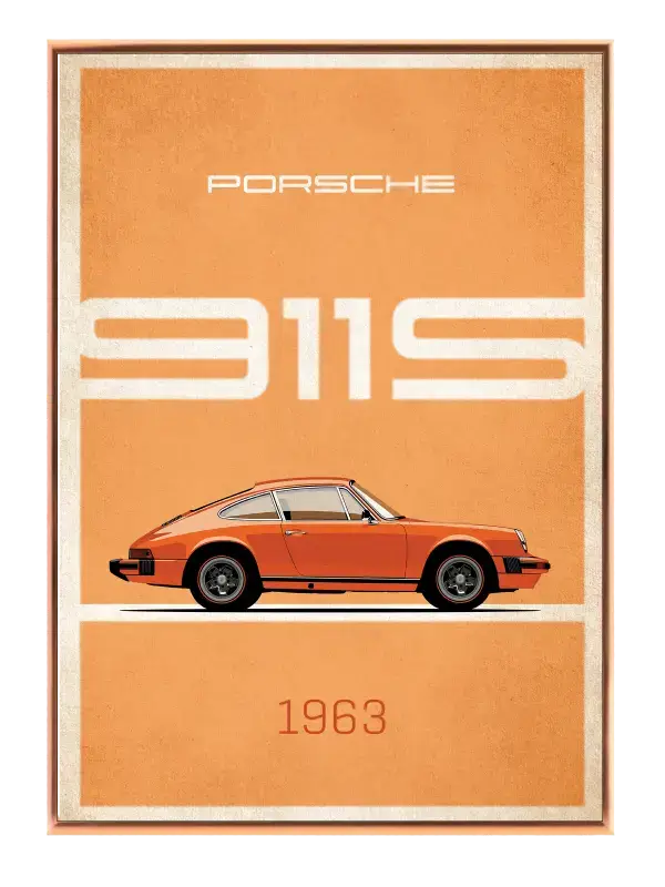 Porsche 911s Elegance Plakat