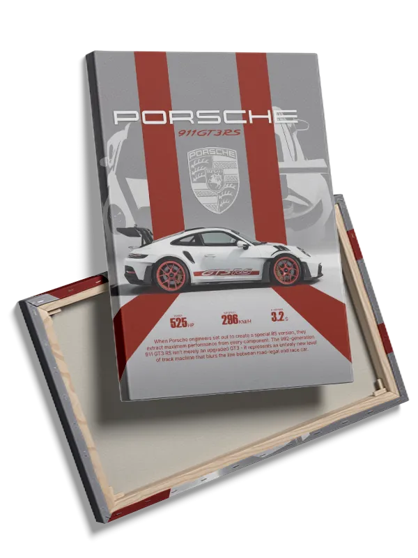 Porsche 911 Gt3 Rs Plakat