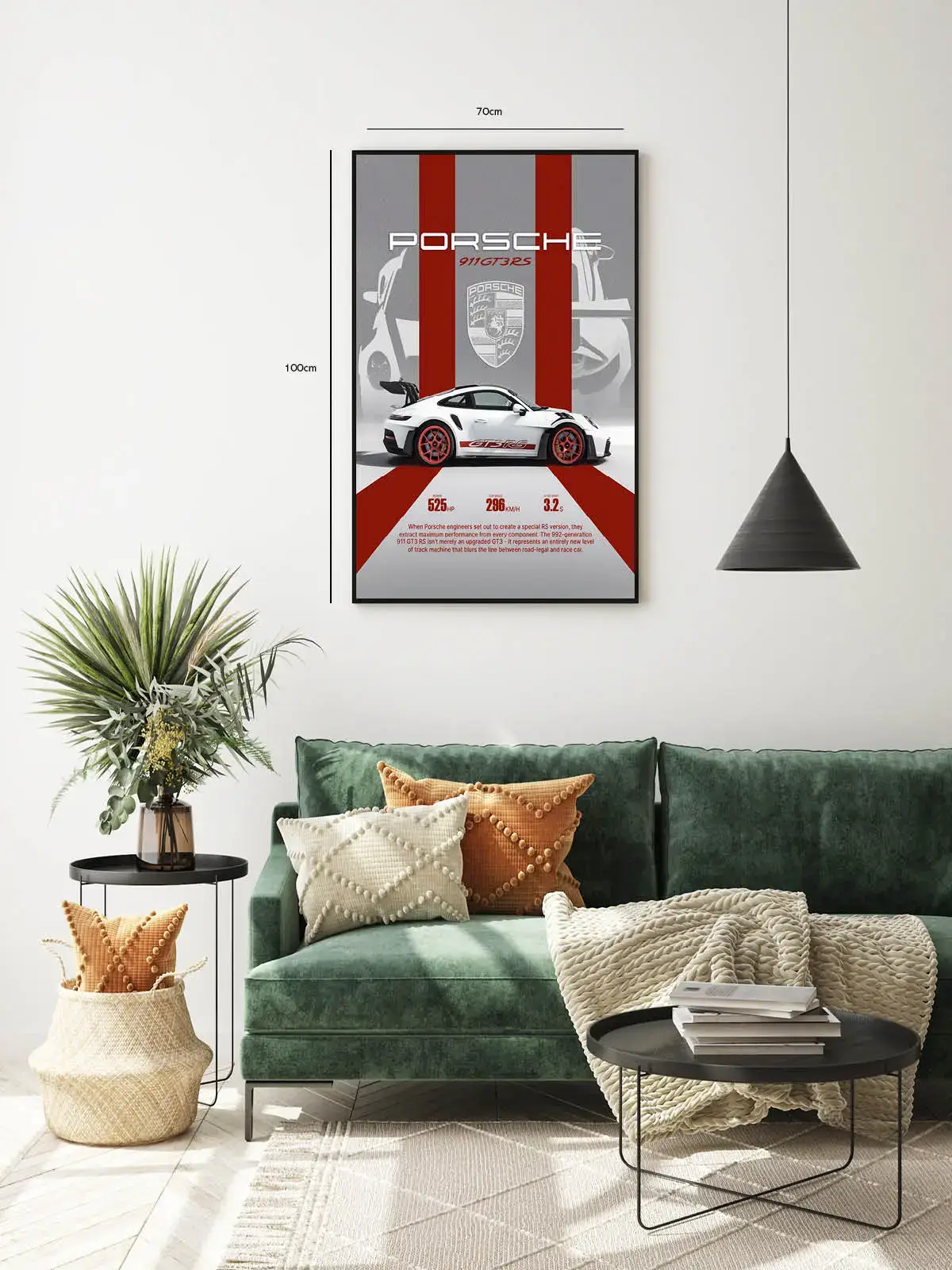 Porsche 911 Gt3 Rs Plakat