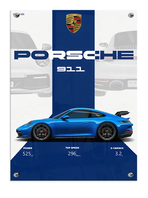 Porsche 911 Dynamik Plakat