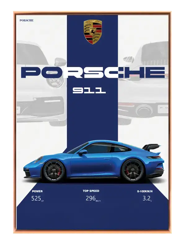 Porsche 911 Dynamik Plakat