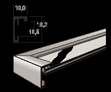 C2 – Færdigramme i aluminium